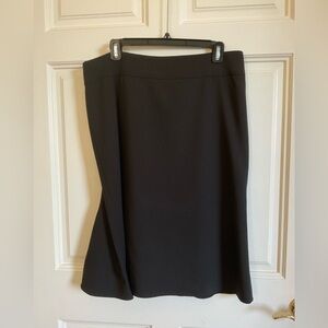 Elegant Armani Collezioni Brown Women's Flounce Skirt 100% Wool Fully Lined NWT